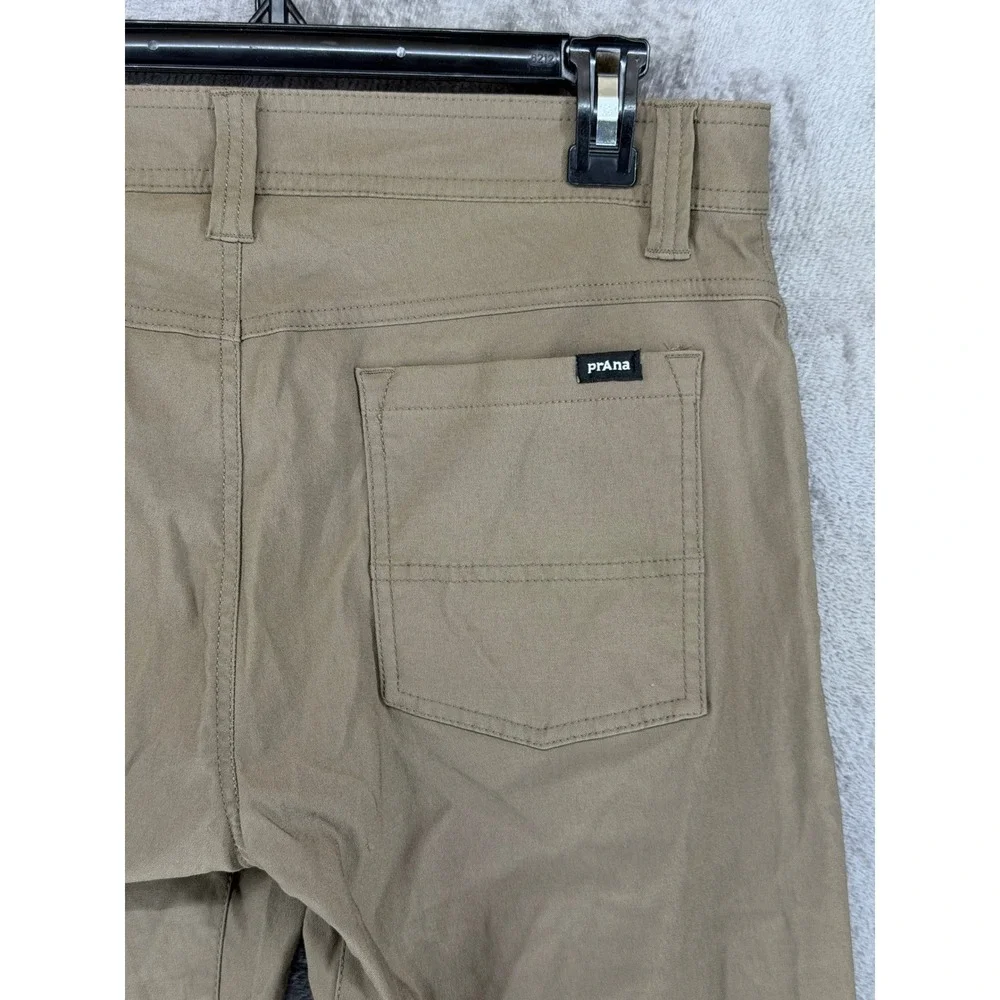 Prana Brion Pant II Slim Fit Mud Brown ReZion Performance Pants 32x32 1965551